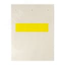 Самоламинирующаяся маркировка для кабелей и труб 8-14мм. Желтая (4 шт. на пластине, упак. по 10 листов)