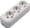 PST1631020 Розетка переносная разборная на 3 гнезда с заземлением 250В 16A IP20 белая 39011