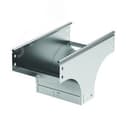 Ответвитель TD Т-образный вертикальный основание 400 H50 в комплекте с крепежными элементами и соединительными пластинами