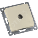 MASTER Розетка телевизионная оконечная скрытой установки, в рамку, слоновая кость HEGEL