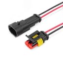 Разъем герметичный автомобильный РГА-2П с проводом