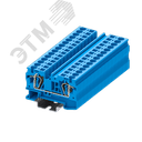 Клемма TC 1-1 пружинная, сечение 6 мм. кв., синяя
