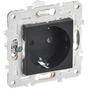 SKANDY Розетка с заземлением без защитных шторок 16А SK-R05Bl черный IEK