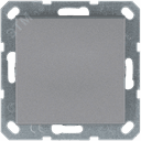 Звонковый механизм 10A 250V~ с накладкой, цвет Алюминий