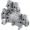 Клемма винтовая 4мм.кв. 4 зажима с LED М4/6DD