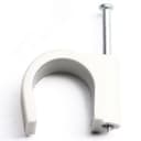 Скоба пластиковая с гвоздем D=19 - 20мм 52100 DKC