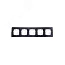 KARINA Рамка 5-ая горизонтальная б/вст чёрный бархат (10шт/120шт)