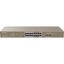 18 портовый неуправляемый PoE коммутатор G1118P-16-250W IP-COM