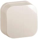 ВС20-2-0-ХК Выключ. 2-кл. о/у 10А GLORY крем. IEK (EVH20-K33-10)