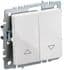 BRITE Выключ. жалюзи 10А ВС10-1-5-БрБ бел. IEK (BR-V15-0-10-K01)