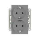 Механизм электрической розетки SCTMEUDPLGR 250V 16A Arlight 043766