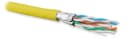 Кабель витая пара Hyperline UFTP4-C6A-S23-IN-LSZH-YL-500 (500 м)