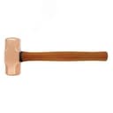 Кувалда тупоносая 5 кг BeCu рукоятка дерево искробезопасный 1095252 Калиброн