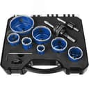 Набор коронок алмазных с оснасткой, D=20, 25, 32, 35, 40, 50, 68 мм, 7 коронок, Профессионал 29870-H7_z01 ЗУБР