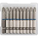 Биты "ЭКСПЕРТ" торсионные кованые, обточенные, хромомолибденовая сталь, тип хвостовика E 1/4", PH2, 50мм, 10шт