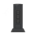 Миниколонна алюминиевая 0.35м цвет черный