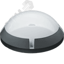 Светильник светодиодный ДБП-13w 4000K 1150Лм круглый пластиковый IP65 черный