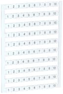 Маркеры для КВИ-4/16мм2 с нумерацией №№ 1-10 IEK (YZN30M-004-K00-10) (50 шт/упак)