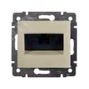 VALENA Розетка компьютерная RJ45х1 категория 5е в рамку слоновая кость 774138 Legrand Euro