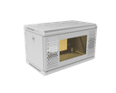 Шкаф телекоммуникационный настенный разборный МИКсистем 19" Keys 6U 600*350  дверь перфорация стекло