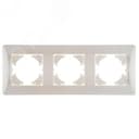 Рамка 3-местная Ugra, жемчуг GUSI Electric