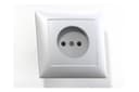 Розетка 1-м СП Селена РС16-369 16А IP20 бел. Кунцево 8110