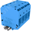 Клемма TU 1-1 винтовая, сечение 95 мм. кв., синяя