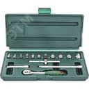 Набор головок торцевых 1/4"DR, 4-14 мм, 15 предметов