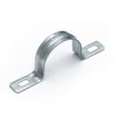 Скоба металлическая двухлапковая усиленная противопожарная СМДУ d38-40 мм (50шт/350шт уп/кор) Промрукав