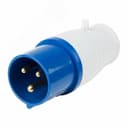 Вилка 013 переносная 2Р+РЕ 16А 220В IP44, 11-8900 REXANT