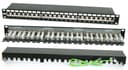 Патч-панель 19" 1U на 24 порта RJ-45 Hyperline PP2-19-24-8P8C-C6A-SH-110D