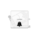 Клавиша для выключателя с символом  звонок   белая