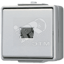 Кнопка накладная без фиксации 1п 1НО IP44