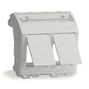 Розетка компьютерная RJ45 (разъем PcNet) 1 модуль категория 5е черная (77654N) DKC