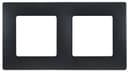Рамка 2-м Etika антрацит Leg 672582