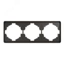 Рамка ROUND 3-постовая титан