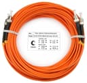 Шнур оптический duplex ST-ST 62,5/125 mm 25м LSZH Cabeus FOP-62-ST-ST-25m
