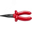 Тонкогубцы "ЭЛЕКТРИК" диэлектрические, высоковольтные до ~1000В, маслобензостойкая рукоятка, 160мм, Мастер 2214-3-16 ЗУБР