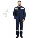 Костюм Джокер (ткань смесовая, 210), куртка, полукомбинезон, темно-синий-красный, 128-132,170-176