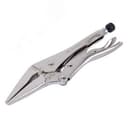 Зажим с фиксатором 221 мм, тонконосый