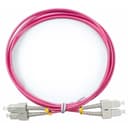 Шнур оптический duplex SC-SC 50/125 mm OM4 2м LSZH Cabeus FOP-50-OM4-SC-SC-2m