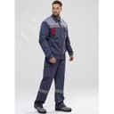 Костюм Флагман-Фаворит-2 СОП IMP (тк.Саржа,250) п/к, т.серый/св.серый, р. 60-62/182-188