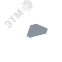 Крышка лотка монтажного углового 90 горизонтального ЛР90Г.200.15.462.1,2.1