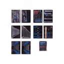 Набор инструментов для тележки, 10 ложементов, 173 предмета