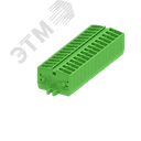Клемма TB 1-1 бок. подключение с крепеж. фланцами, сечение 2,5 мм. кв., зеленый. SUPU