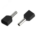 Наконечник-гильза с изолированным фланцем (упаковка 50 шт.) NO-225-101 (двойной) НШвИ(2) 1,5-8 ЭРА