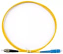 Патч-корд волоконно-оптический Cabeus FOP(s)-9-SC-FC-1m (SM, LC-SC, LSZH, Simplex, 1 м, желтый) (7380c)