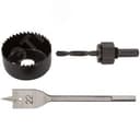 Сверла наборные для замков, набор 3 шт (22/54 мм)