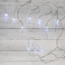 Гирлянда Сосульки 15х025 м прозрачный провод белый цвет свечения NEONNIGHT 303068
