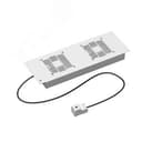 Модуль потолочный 2 вентилятора с термостатом для крыши 600 RAL7035